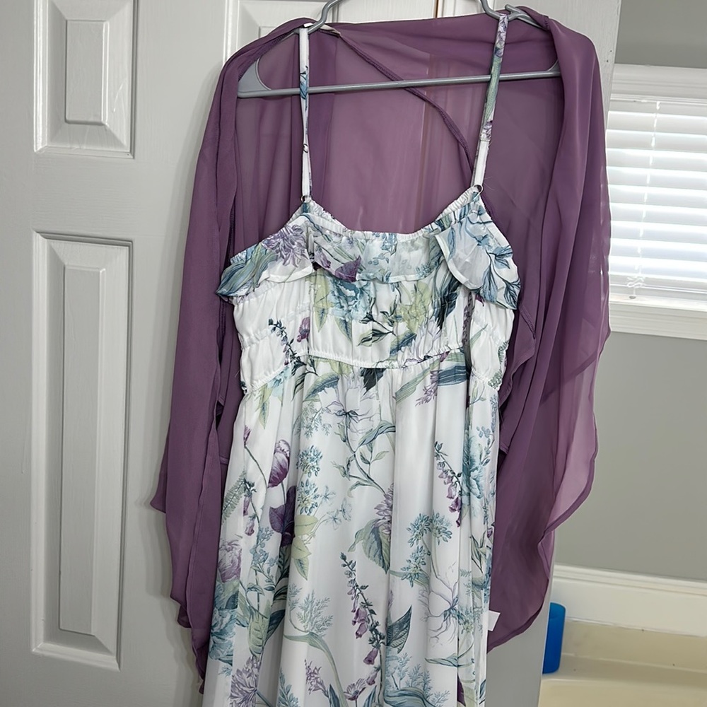 Floral maxi dress